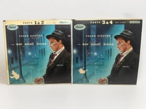 Frank Sinatra “In the Wee Small Hours” Complete Set (PT. 1-4) 7” 45RPM Vinyl Cap - Picture 1 of 16