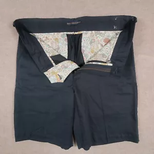Uomo 36 Washed Stoned & Beaten Vintage 1946 Mettlers USA Hampton Flat Front Nuovo con etichette - Foto 1 di 16