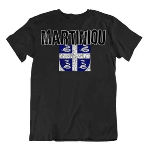 Flag T-Shirt Martinique Fashion Country Souvenir Gift Tee Pride logo - Picture 1 of 8