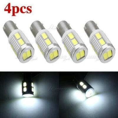 4x White DC 12V Car Sidelight BAX9S H6W 10 SMD LED Light For BMW 3 Series F30F31 - Image 1 of 4