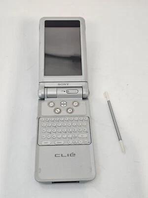 Vintage Sony Clie Peg-NX70V/U Silver Digital Camera Handheld No Charger UNTESTED - Image 1 of 4