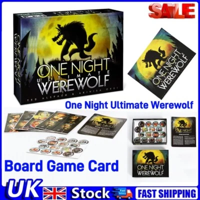 Ultimate Werewolf One Night Vampire Board Game Card Game Home Party Xmas - Image 1 of 4