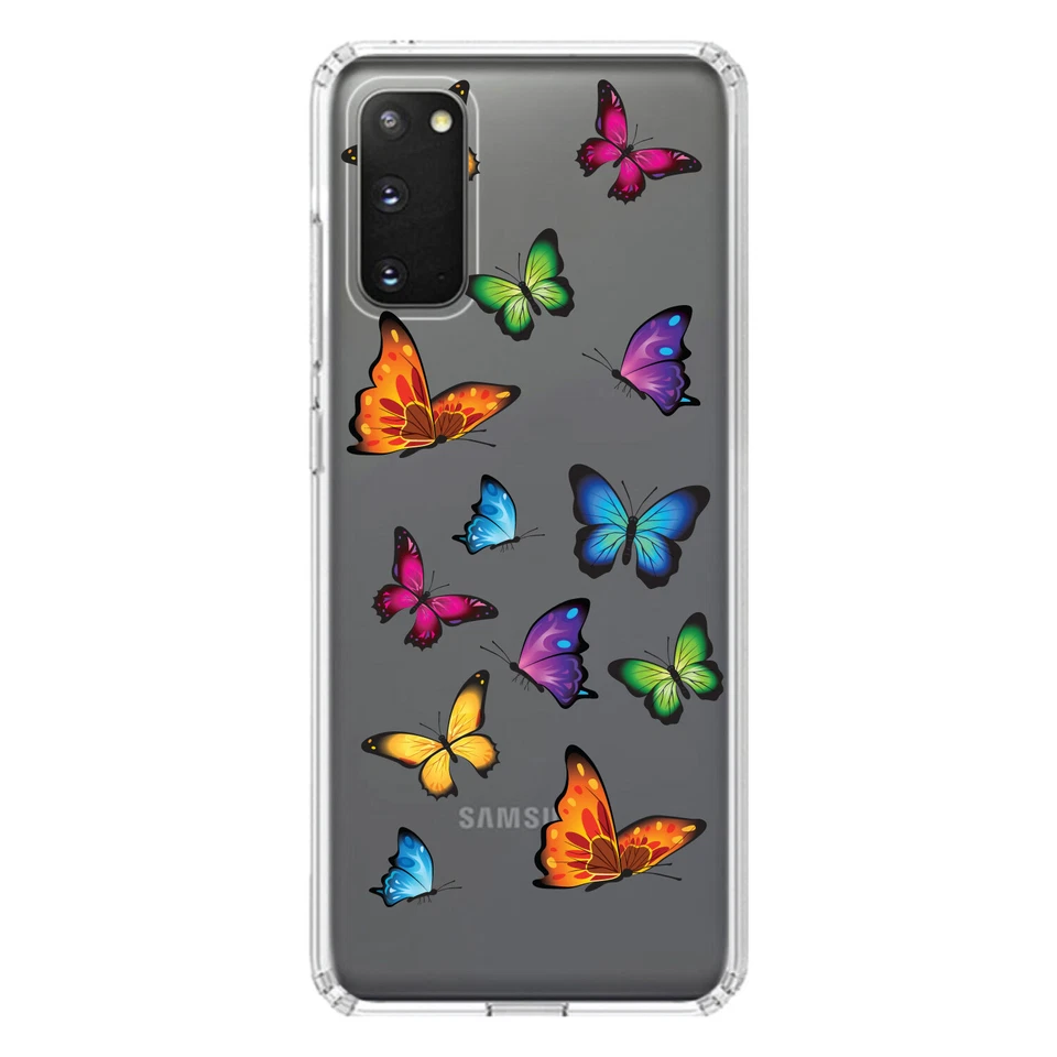 Funda Transparente para Galaxy S (Elige Modelo) Mariposas Arco Iris Mariposa Foto 1 de 1