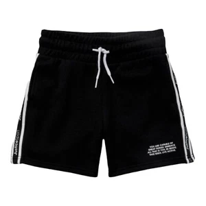 Justice Girls Shorts Black Size 12/14 Fleece Drawstring Pockets J Sport Logo - Picture 1 of 12
