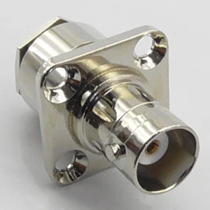 BNC Chassis Socket for LMR240 RG8X Mini8 Cable Mini-8 RG8-x Bulkhead Panel Mount - Picture 1 of 3