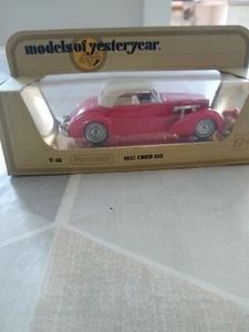 Matchbox models of yesteryear Y 18 1937 Cord 812 RED IN MINT CONDITION - Picture 1 of 11