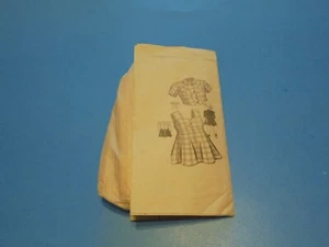 VTG 1930s/40s Anne Adams Sewing Pattern 4880 Girls Jumper & Jacket Size 8 - Picture 1 of 2