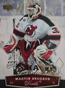 2007-08 Upper Deck MVP HOCKEY HC3 Martin Brodeur DEVILS HART Candidate