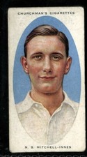 Tobacco Card,Churchman,CRICKETERS,Cricket,1936,Mitchell-Innes,Oxford,Somerset,27
