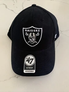 Las Vegas Raiders Hombres Sombrero Correa Trasera Negro Gris Gorra Bordada Fútbol NFL - Imagen 1 de 12