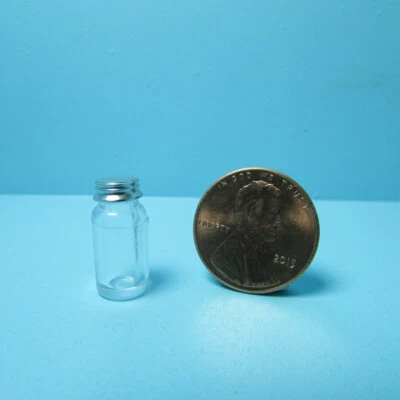 FARROW Dollhouse Miniature Medium Mason Canning Jar with Removable Lid FA80362