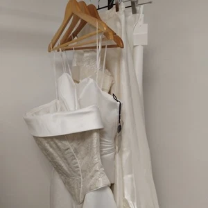 Y2K White Cream Gold Wedding Dress Bundle x3 Dresses Need Attention Mixed Sizes - Picture 1 of 24