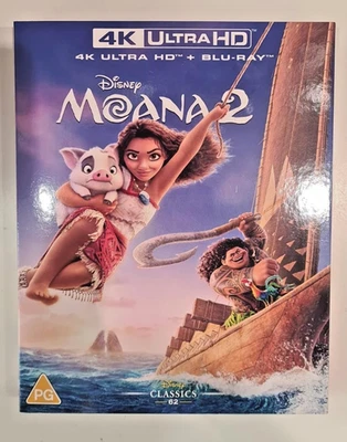 4K UHD BLU-RAY    MOANA 2     BRAND NEW SEALED UK STOCK - Image 1 of 2