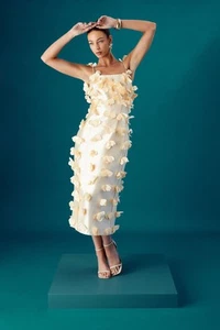 Coast Yellow Slip Dress Womens Occasion Dresses - Picture 1 of 5