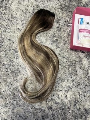 Extensiones de halo de cabello humano - alambre invisible Foto 1 de 4