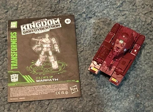 Warpath Transformers WFC-K6  Kingdom Deluxe Class Figure Complete! - Picture 1 of 1
