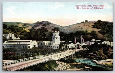 Postal de colección de Universal City California La capital de Filmland 733 Foto 1 de 2