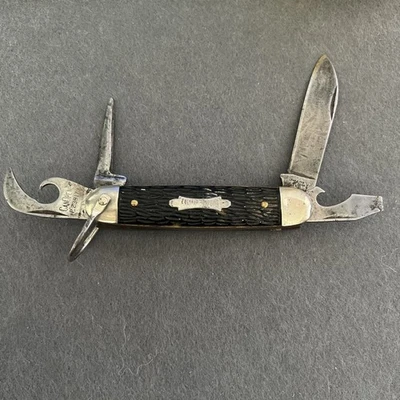 Vintage Imperial [Hammer Brand] KAMP KING Knife - 4 Blade Multi Tool - Image 1 of 4