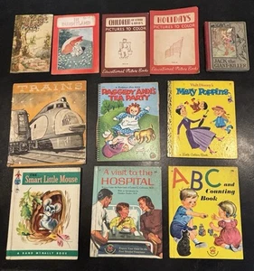Bundle 11 Antique/Vintage Children's Books -1930’s/1950’s - Picture 1 of 8