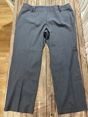 Pantalón Just My Size Mujer Pierna Ancha Ajuste Forma Azul Marino Cuadros 24W Foto 1 de 4