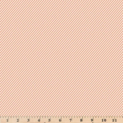New Beginnings Stripes Apricot C15756  100% Cotton Fabric By the half yard - Image 1 of 2
