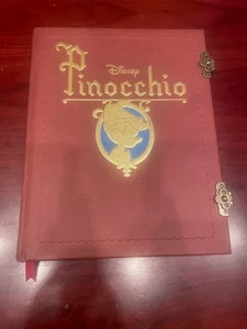 Disney Parks Pinocchio Storybook Replica Journal – Small New With Tag - Foto 1 di 4
