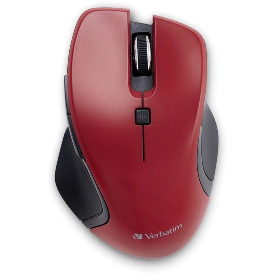Verbatim Americas Llc 70246 Wireless Blue Led Mouse Usb-C Red - Image 1 of 4