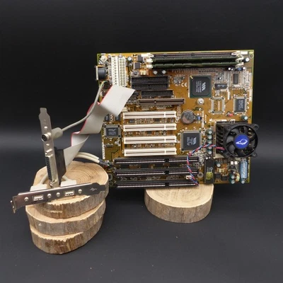 DFI K6BV3+ (REV.A+) Mainboard + AMD K6 450mhz + 256MB Ram - Bild 1 von 4