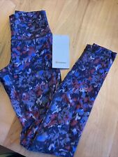 $98 NEW Lululemon Wunder Train HR Tights 28” Heritage 365 Camo Size 0 Womens