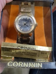 Cornavin 21 Jewels Ladies Wristwatch Vintage With Box L147 - Picture 1 of 7