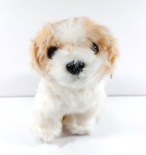 Ty Classic Plush Puppy Dog Stuffed Animal Squirt 2004 Cream & White Plushie Toy 