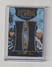 2016-17 SPx Double XL Materials Duos PATRIK LAINE-KYLE CONNOR Rookie 01/99