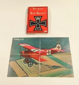 FIRST EDITION 1969 Who Killed the Red Baron Carisella Book + Fokker D VII POSTER - Picture 1 of 20