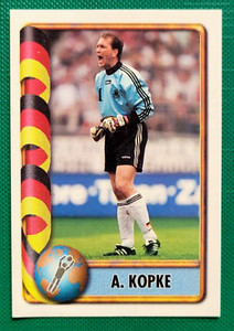 1998 Navarrete France World Cup FIFA Ax Sticker #013 ANDREAS KOPKE Germany