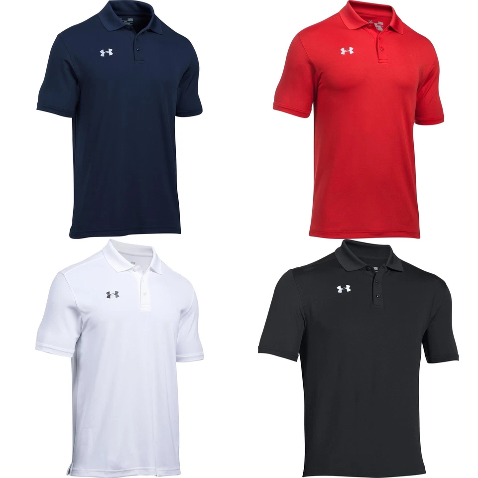 Under Armour Para hombres NUEVAS Camisetas Polo de Golf Team Armour UPF 30+ Camiseta Deportiva Sólida Foto 1 de 1