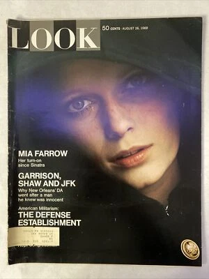 1969 August 26, LOOK Magazine, Mia Farrow Her Turn On Since Sinatra (BM15) Foto 1 de 3