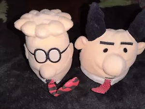 Silly Slammers Plush Dilbert & Boss Stuffed Bean Bag Figure Drop Throw Stress - Picture 1 of 2