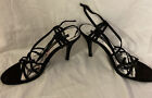 Beautiful Pair Black Ankle Straps With 4? Heels Women's 7M by Chinese Laundry