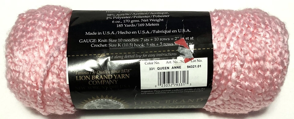 Lion Brand Homespun Yarn  'Bulky 5'  Discontinued Colors Chunky 185 yd per skein - Image 1 of 1