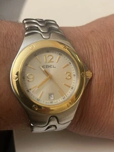 Ebel Sportwave 18kt Gold Bezel 1215134 - Pre-Owned Mens Watches - Picture 1 of 14