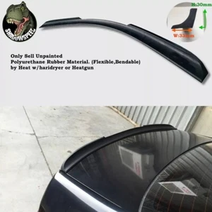 244GC Type Rear DUCKBILL Trunk Spoiler Wing Fits 2016~2019 Jaguar XE X760 Sedan - Picture 1 of 5