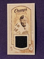 2009-10 Upper Deck Champs Hockey Mikka Kiprusoff Mini Jersey Card # MT-KI