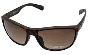Kenneth Cole Reaction Mens Sunglass MT Tortoise Wrap, Gradient Len KC1368 52F - Picture 1 of 11