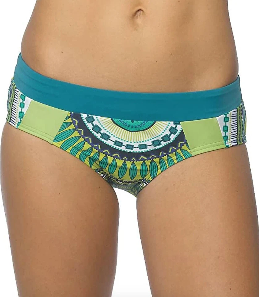 Parte inferior de bikini prAna verde Zuri para mujer talla pequeña L98651 Foto 1 de 2