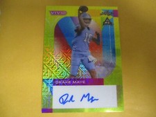 DRAKE MAYE 2023 VIVID AUTOGRAPH ARC MOJO YELLOW PARALLEL # BA-DM1 6/10 SSP