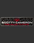 NOWA LIMITOWANA Scotty Cameron GREATEST HITS Shaft Band Naklejka TOUR RED 3,5"