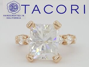 1.58 ct TACORI RoyalT HT2666 18K Rose Gold Semi-Mount Engagement Ring Rtl $8,790
