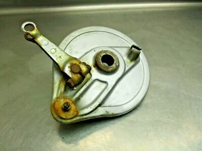 1975 Honda MT250 Elsinore Rear Wheel Hub Brake Drum Plate - Image 1 of 3