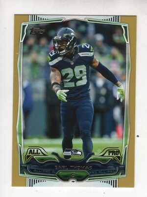 2014 Topps Earl Thomas Gold Border #283       1992/2014!!! - Image 1 of 2