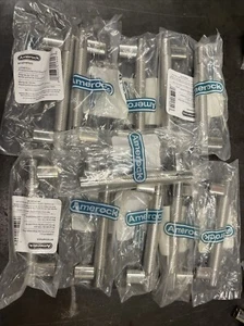 Lot of 11 New Amerock Esquire 128 mm Polished Nickel Stainless Steel Drawer Pull - Picture 1 of 4